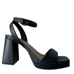 a‎ New Day Womens Yvette Platform Heels 87261588 Black 9.5 M
